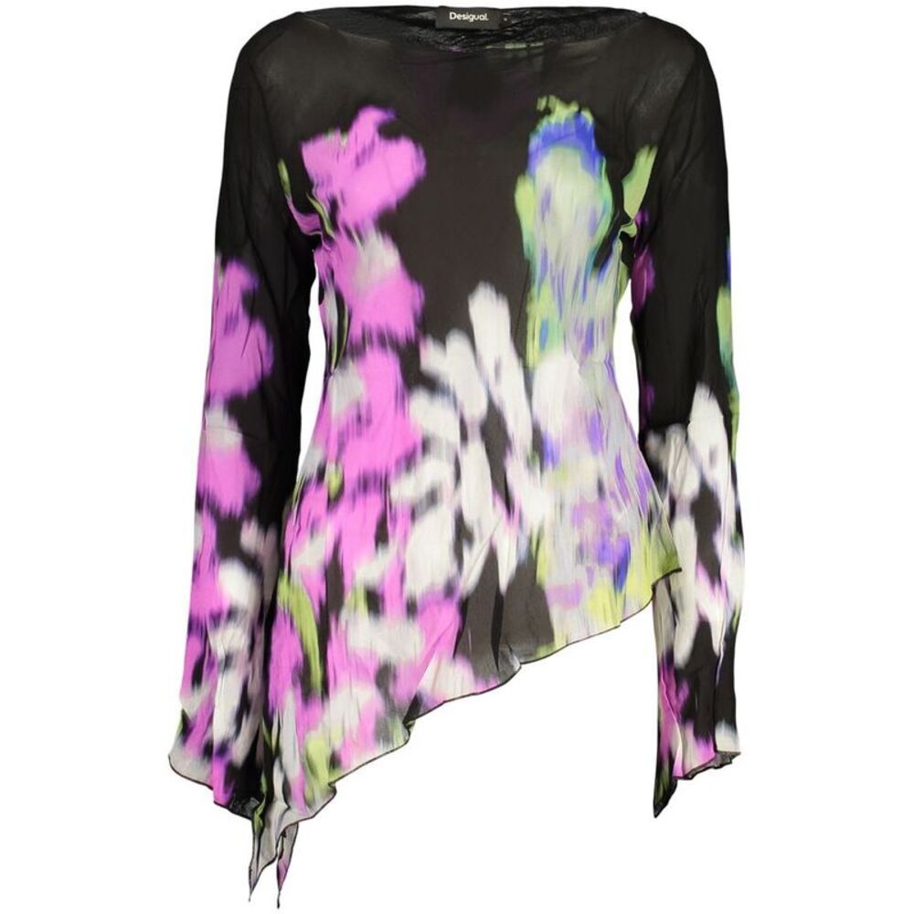 Desigual Black Viscose Women's Women's T-Shirt